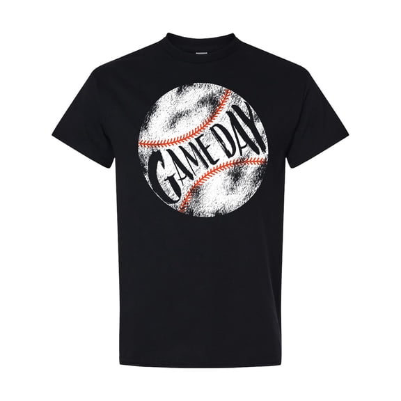 Inktastic Game Day Distressed Baseball T-Shirt
