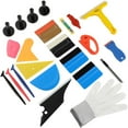 thumbnail image 1 of Vinyl Wrap Tool Kit, Car Wrapping Tools with Felt Squeegee, Magnet Holder, Micro Squeegee, Gloves, Tint Film Car Wrapping Installation Tools, Corner Squeegee for Window, 1 of 5