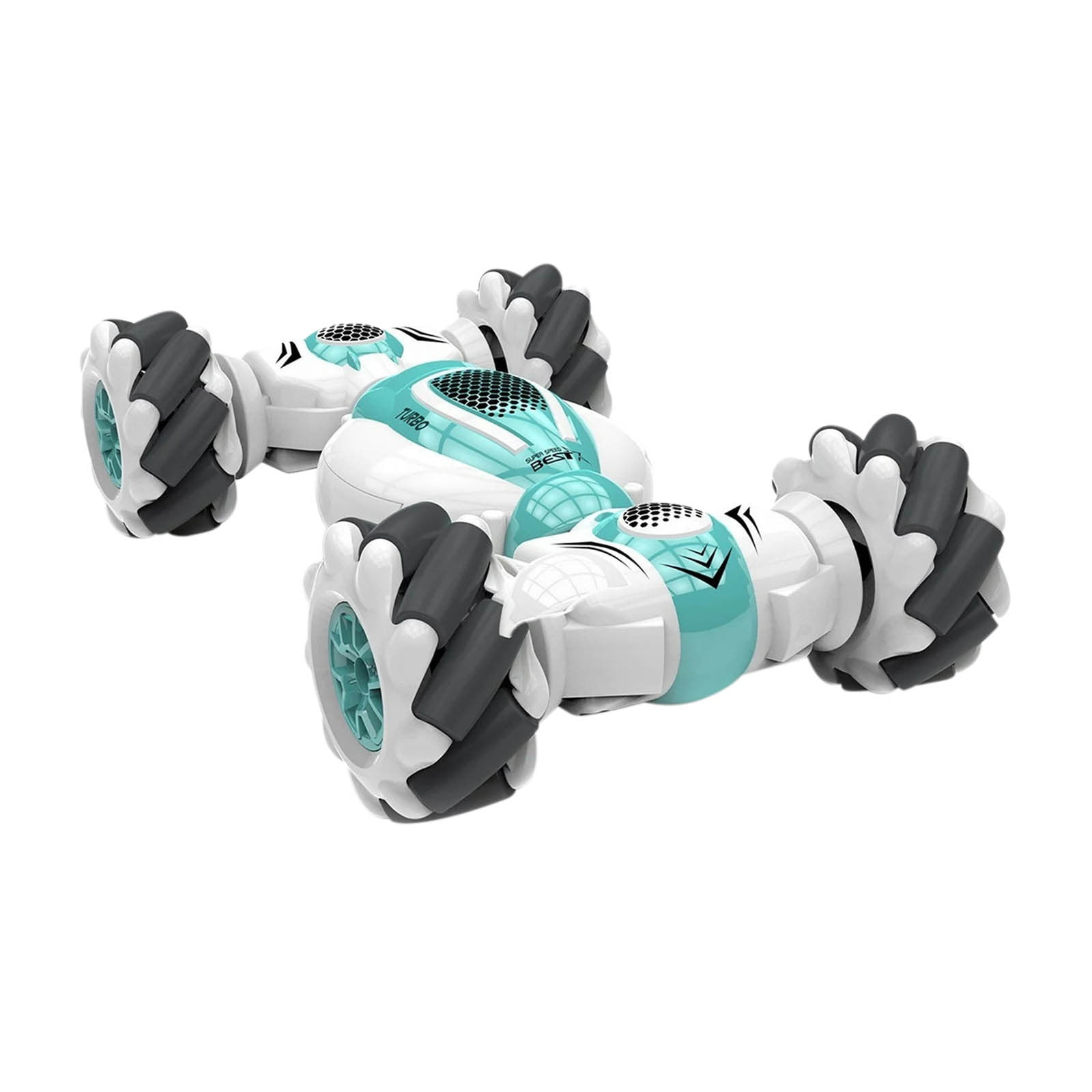 Gesture Watch Remote Control RC Car - Mini 4WD Stunt Drifter w/ 360° Spin & Transforming Body, Age 8+ Green