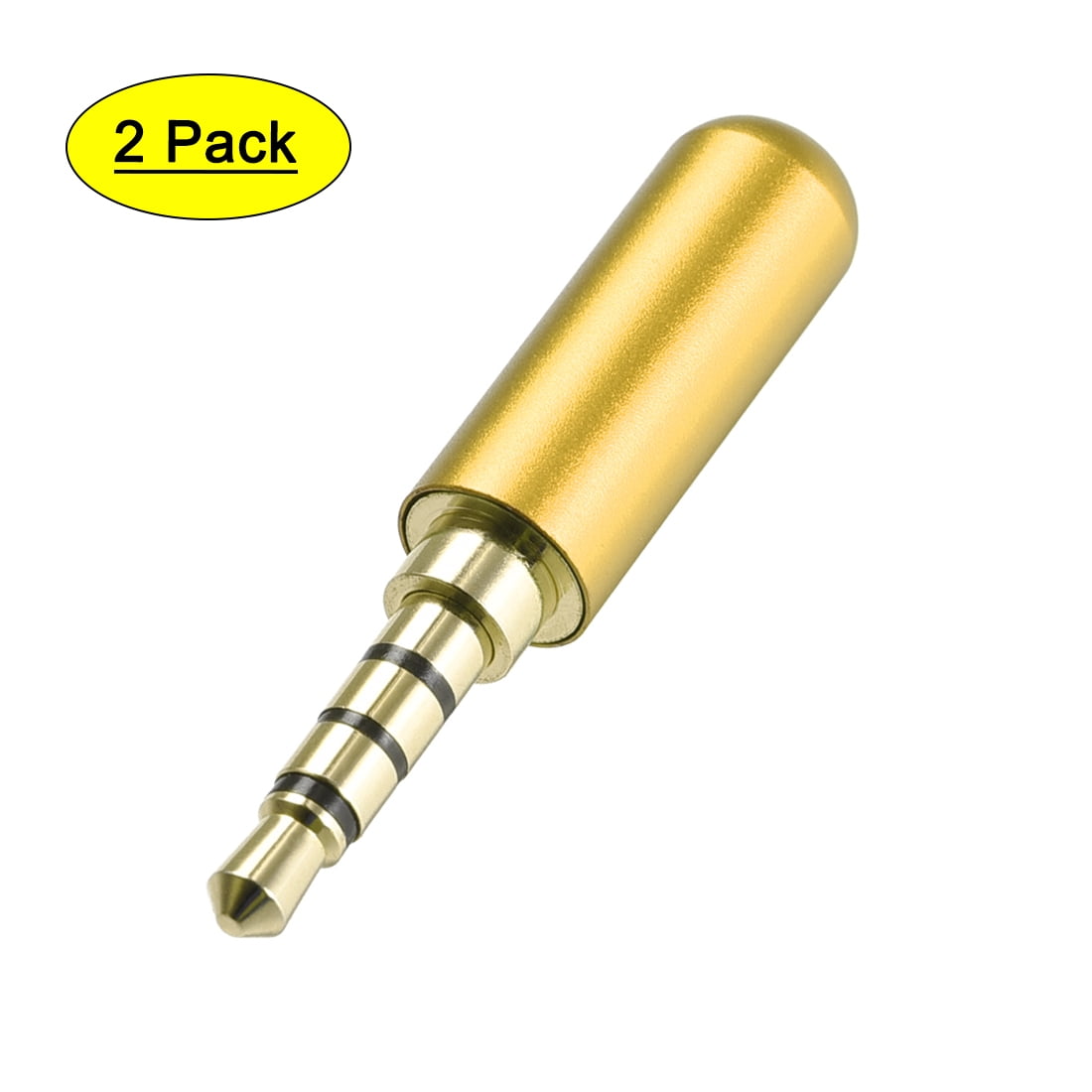 Uxcell Plug Jack Stereo 3.5mm Male Audio Cable Repair DIY Earphone