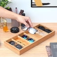 thumbnail image 4 of Bandeja organizadora para gafas de sol Lunavita, 6 ranuras, bambú, 4 of 7