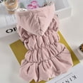 thumbnail image 3 of WBQ Winter Pet Clothes Warm Dress Hoodie Floral Bubble Skirt  Autumn Dog Wedding Dresses Yorkshires Clothes for Chihuahau Pet Cat Dress,, 3 of 9