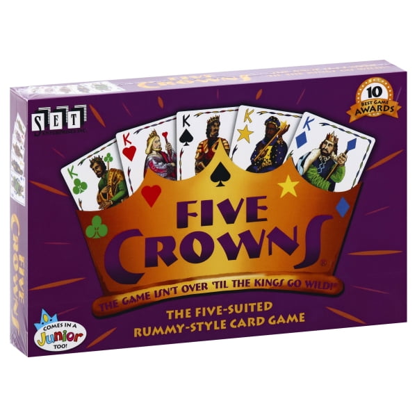 Five Crowns Funny Playing Card Game For Children Adluts Family Gathering Party