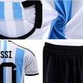 thumbnail image 2 of Camiseta De Futbol Argentina Lionel Messi Copa Mundial 2022 Local 26, 2 of 5