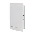 thumbnail image 1 of Uxcell Drywall Access Panel 9x9 Inch, Aluminum Frame Wall Hole Cover Plumbing Access Doors with Click Open/Close Mechanism for Wall Ceiling, White, 1 of 7