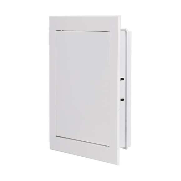 Uxcell Drywall Access Panel 15x15 Inch, Aluminum Frame Wall Hole Cover Plumbing Access Doors with Click Open/Close Mechanism for Wall Ceiling, White