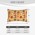 thumbnail image 4 of Daiia Autumn Gnomes Bedding Waterproof Pillow Protector Zippered Queen – Bed Bug Proof Pillow Encasement-16"x24", 4 of 6