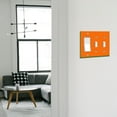 thumbnail image 6 of WIRESTER Triple 1-Gang Decorator Light Switch and 2-Gang Toggle Wall Plate/Switch Plate Cover, Solid Orange, 6 of 6