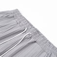 thumbnail image 7 of Owordtank Mens Summer Casual 2 Piece Short Sets Short Sleeve Button Down Hawaiian Textured Shirts Beach Outfits, 7 of 7