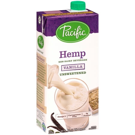 Pacific Foods Hemp Milk Unsweetened Vanilla Beverage, 32 fl