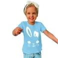 thumbnail image 5 of Lilgiuy Boys Girls Easter Shirts Kids Bunny T-Shirt Cute Rabbit Print Shirt Toddler Easter Graphic Tee for Beach Holiday Vacation Travel Birthday(Light Blue,5-6 Years), 5 of 5