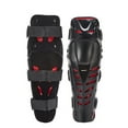 thumbnail image 3 of 1 Pair of Adults Fashion Knee Shin Armor Protect Guard Pads Accessories with Plastic Cement Hook for Motorcycle (Black&Red), 3 of 9