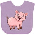 thumbnail image 3 of Inktastic Cute Pig Boys or Girls Baby Bib, 3 of 4