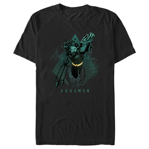 Men's Aquaman King Swimming Shape  Graphic T-Shirt