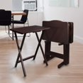 thumbnail image 2 of Casual Home Ensemble de Table à Plateau 5 Pcs, Espresso (Neuf), 2 of 2