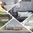 thumbnail image 6 of Aqua White Body Pillow Covers 20"x54", Abstract Grey Chrysanthemum Flower Floral Soft Brushed Microfiber Breathable Throw Pillow Covers, Pillowcase with Zipper for Couch Sofa Bedroom Living Room, 6 of 9
