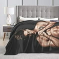 thumbnail image 6 of Soft Plush Throw Blanket Dean Winchester Jensen Ackles Fleece Blankets for Sofa Bed Travel 60"x50", 6 of 7