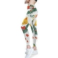 thumbnail image 2 of Ckdifva Christmas Cats Leaves Gifts Yoga Pants with Pockets for Women Workout Athletic Yoga Leggings, 2 of 7