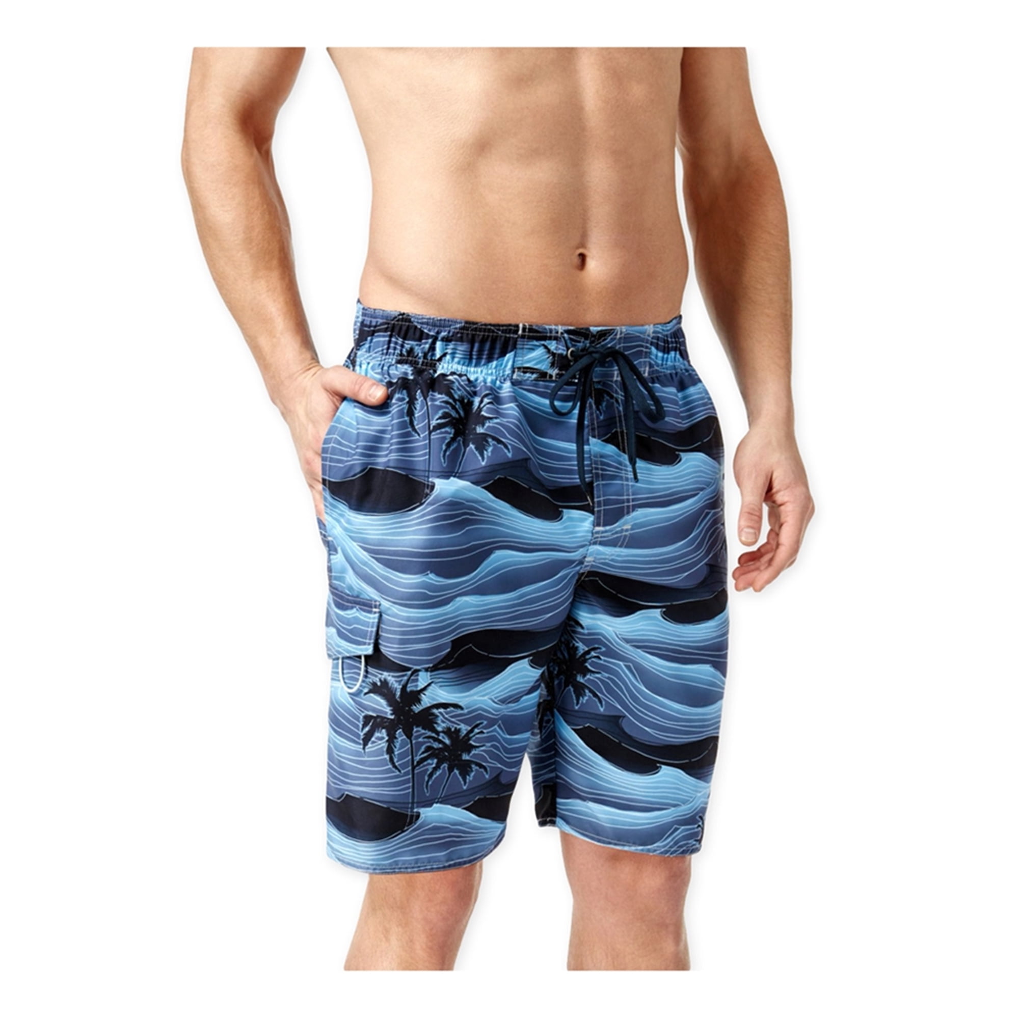 Newport Blue Mens Stormy Palms Swim 