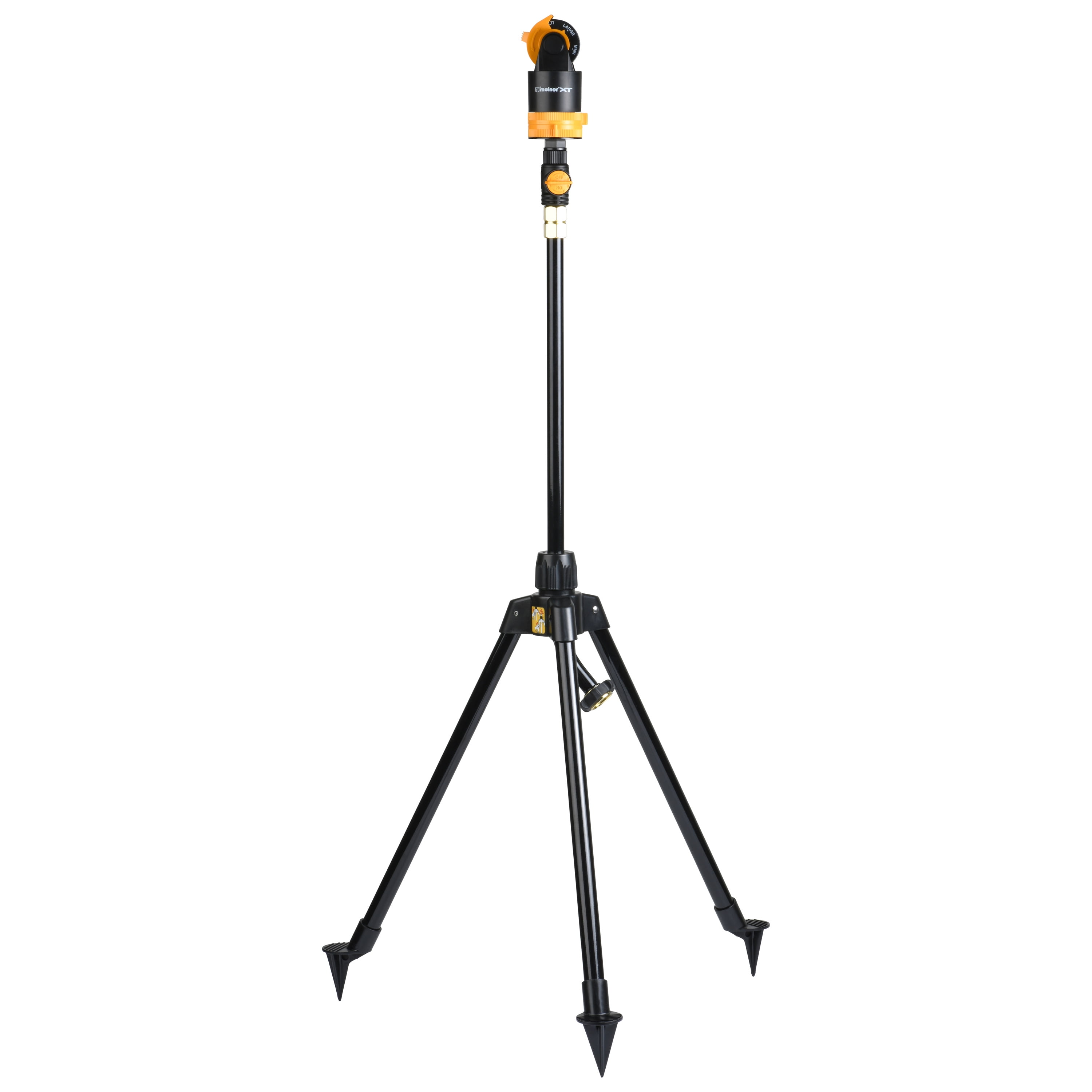 Melnor 6 Pattern Turbo Rotary Sprinkler with Flow Control on Tripod