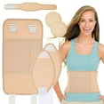 thumbnail image 1 of 4Pcs Waist Neck Oil Pack Set with Chest Pads Washable Reusable Knee Essential Oil Wrap Mess-Free Oil Pack Wrap with Adjustable Straps Soft Comfortable Oil Pack for Chest Waist Neck, 1 of 6