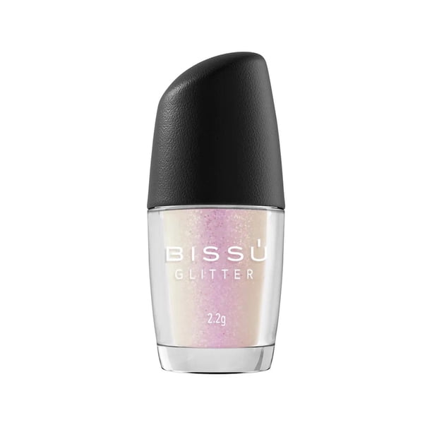 Glitter para rostro Varios tonos Bissu 2.2 g blanco