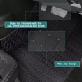 thumbnail image 3 of Car Floor Mats Custom Fit for 2019-2023 Toyota RAV4 (Not RAV4 Hybrid), Luxury PU Leather Full Set Floor Liners 3D Modeled All Weather Protection Black, 3 of 8