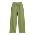 thumbnail image 4 of Women's Wide Leg Sweatpants High Waisted Yoga Pants with Pockets, 4 of 8