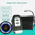 thumbnail image 2 of Sistema de alarma de arranque de motor de automóvil de 12 V con entrada sin llave Control Abanopi Sistema de arranque del coche, 2 of 6