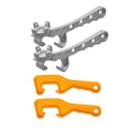 thumbnail image 1 of Aluminum Bucket Opener Paint Can Opener Silver Buckets Lid Wrench Metal Can Opener Lid Remover Tool for Buckets,Pails, 1 of 5