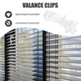 thumbnail image 4 of Miangastore 20Pcs Vertical Blind Clips POM Grip Prevention Rectangular Indoor Use, 4 of 9