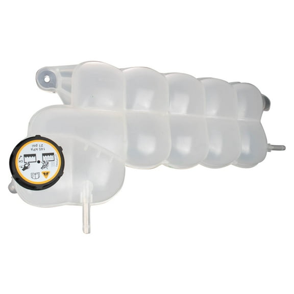 TRQ Radiator Coolant Reservoir Expansion Tank Overflow Bottle Compatible with 2018-2021 Ford F-150 FO3014188