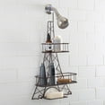 thumbnail image 4 of ELLE Paris Ville Des Lumieres Collection 2 Shelf Eiffel Tower Shower Caddy, Metal Bronze, 4 of 4