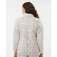 thumbnail image 3 of J. America Womens Epic Sherpa Quarter-Zip Pullover, 3 of 5