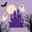 Light Purple, variant on Feelyou Cute Ghost Pumpkin Twin Sheets, Spooky Spider Web Bedding, Orange, 3 Pieces, 1 Flat Sheet, 1 Fitted Sheet and 1 Pillowcase