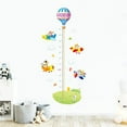 thumbnail image 6 of 50 to 170 cm Animal Height Chart Hot Air Balloon Height Chart Animal Pilot Wall Sticker PVC Growth Charts Ruler Height Measure for Nursery Bedroom Living Room DIY, 6 of 7