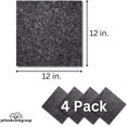 thumbnail image 2 of shiyou-Cork Wall Tile Squares - Dark (4 Count), 2 of 4