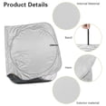 thumbnail image 5 of Yuyamidu Beagles Sunshade for Car Windshield Foldable Car Sun Shade for Windshield Easy to Install Car Sun Visor for Big Sedan Van SUV, 5 of 7