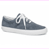 Keds WH58537 Women's Anchor Hairy Suede Blue Sneakers, Size 9