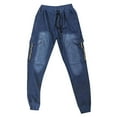thumbnail image 3 of Jeans for Men Hop Sports Active Streetwear Fashion Classic Jeans Stretch Casual Versatile Outdoor Denim Pants, 3 of 6