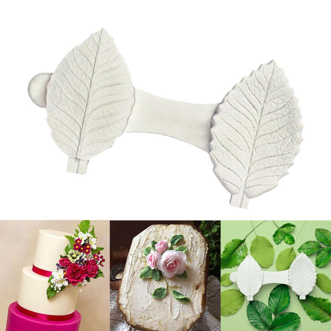 Flower Petal Leaf Silicone Fondant Mold Sugarcraft Baking Mould Tools Cake Decor 