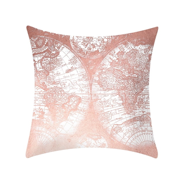 TechWave Pillowcase Modern Pillowcase Decorative Outdoor Linen Square Pillowcase For Sofa Sofa Beds And Cars 18x18 Inches (45 X 45 Cm) Decorate Pillows Throw Pillows And Throws Small Throw Pillows for