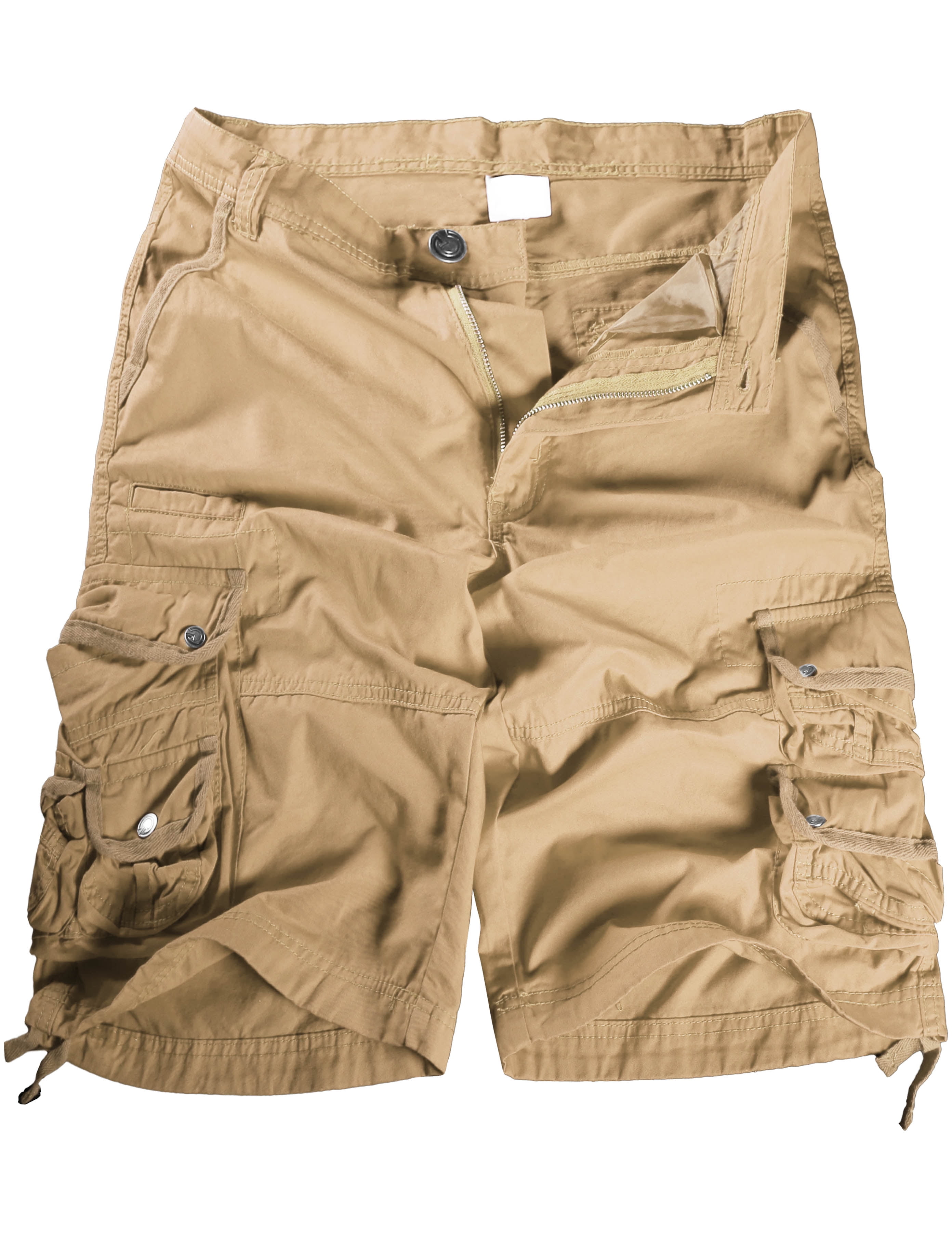 Mens Premium Cargo Shorts with Belt Outdoor Twill Cotton Loose Fit Multi Pocket Pants Mens Premium Cargo Shorts with Belt Outdoor Twill Cotton Loose Fit Multi Pocket Pants