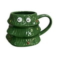 thumbnail image 2 of Adornos navideños, regalos navideños, tazas navideñas, regalos navideños, tazas de cerámica para enamorados, tazas de regalo, tazas de café con forma de árbol de Navidad, tazas de café de gran capacid, 2 of 6