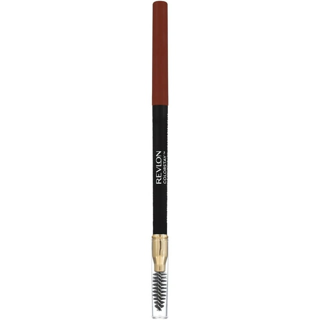 Revlon ColorStay Waterproof Longwearing Eyebrow Pencil, Retractable Angled Tip Applicator, 0.35g