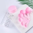 thumbnail image 4 of Juego de tazas y cucharas medidoras con escala, té, café, utensilios para hornear Rosa claro Sunnimix Cucharas de medir de cocina, 4 of 7