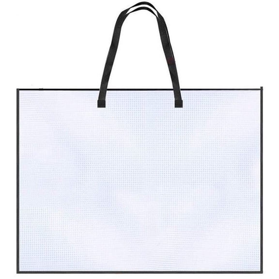 Art Portfolio Bag Portfolios Organizer For Artworks Transparent Poster Storage Bag Mesh Folder Portfolio Case For Painting Bulletin Boards