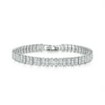 thumbnail image 2 of enjoywould Women Bracelet Colorful Cubic Zirconia Jewelry Rectangular Rhinestones Bracelet Birthday Gift, 2 of 5