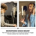thumbnail image 3 of Shisuyan Condenser Mic Shockmount Microphone Accessories Metal Round Bracket 1Pack, 3 of 9