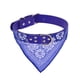 thumbnail image 1 of BRIGHTFUFU Collares ajustables de baberos para mascotas de 2,5 cm, vendaje triangular, bandana, collar de toalla de saliva para mascotas, gatos, perros, limpieza de alimentación, talla XL (azul), 1 of 7